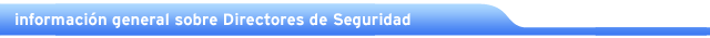 Cursos sobre Directores de Seguridad